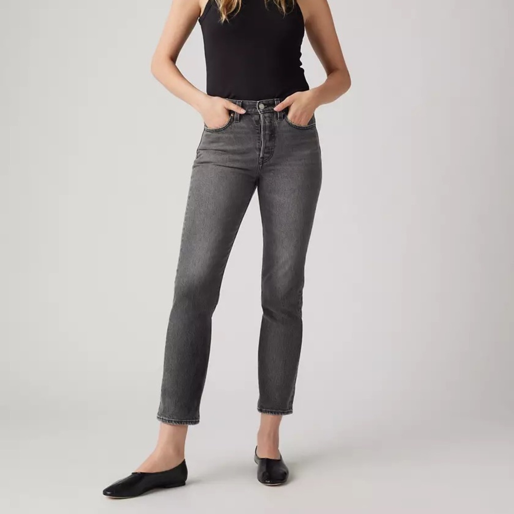 Levi's Women's Straight Leg Gray Jeans